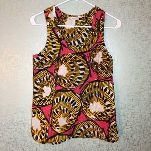 J Crew Ratti Electric Kiwi Tank